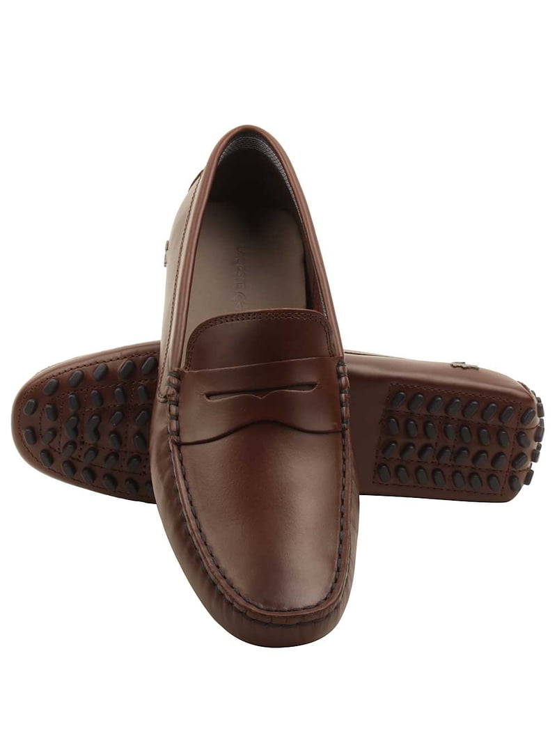 Lacoste Mens Concours 19 Loafers in Dark Brown - Walmart.com
