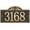 Gold, variant on Handcrafted Carving Vintage Address Plaque for Yard Outside House Sign Decorative Personalized House Sign Garden Wall Plaque