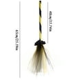 thumbnail image 3 of Halloween Witch Broom Party Dancing Broom Real Flying Broom Night Haunted Witch Game Dress up Halloween Decoration Party Supplies, 3 of 3