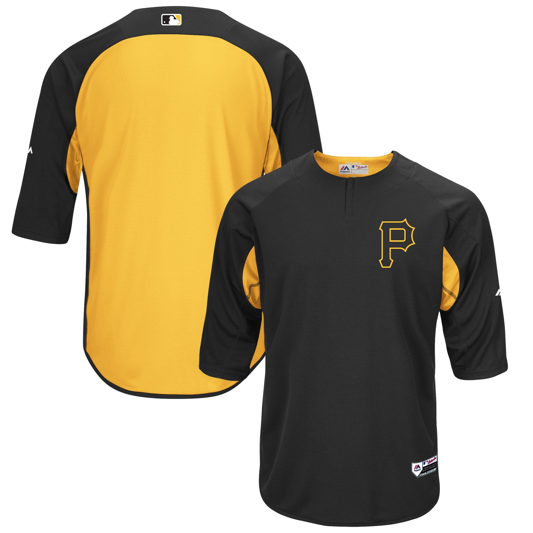 black and yellow pirates jersey