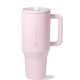 thumbnail image 1 of HydroJug Traveler - Botella de agua con asa y pajita abatible - Cabe en portavasos, vaso resistente a fugas, reutilizable, aislado, de acero inoxidable y base de goma - Regalos para mujeres y hombres, 1 of 4