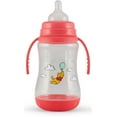 thumbnail image 4 of Disney 2 Pack 10 Ounce Baby Bottles with Character Prints and Colored Covers with Double Handle - BPA Free and Easy to Clean, 4 of 9
