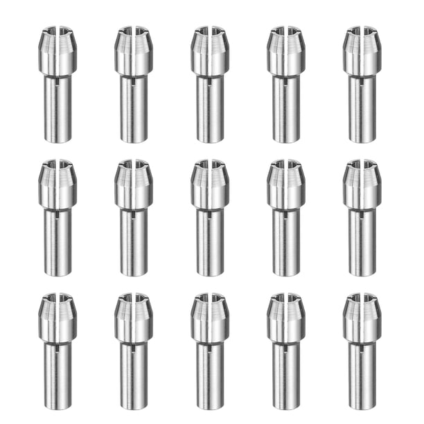 Uxcell 15 piezas 3.0mm mandriles de broca, longitud de 18mm, mini amoladora eléctrica, herramienta de reemplazo de cambio rápido para herramientas rotativas