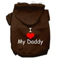 thumbnail image 6 of Pet, Dog  Cat Hoodie Screen Printed, "I Love My Daddy", 6 of 10