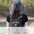 thumbnail image 4 of UV Protection Women\'s Sun Hat with Wide Brim, Neck Flap, and Chin Strap - Ideal for Outdoor Activities like Cycling and Mountaineering in Summer, 4 of 5