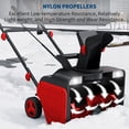 thumbnail image 4 of 20-Inch Electric Snow Blower with Cord - 180° Rotating Chute Throws Snow Up to 25FT, Clears 12-Inch Deep Snow on Driveways & Walkways, Includes 2 LED Lights, 4 of 6