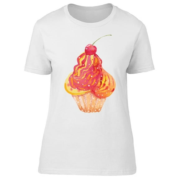 Cupcake, Cherry And Cream Tee Women's -Image by Shutterstock
