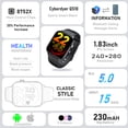 thumbnail image 3 of Cyberdyer QS10 Smart Watch 1.83" inch Fitness Tracker with Bluetooth Call for Android and Ios - Black, 3 of 6