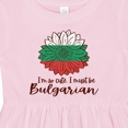thumbnail image 4 of Inktastic I'm So Cute, I Must Be Bulgarian Sunflower Girls Baby Dress, 4 of 5