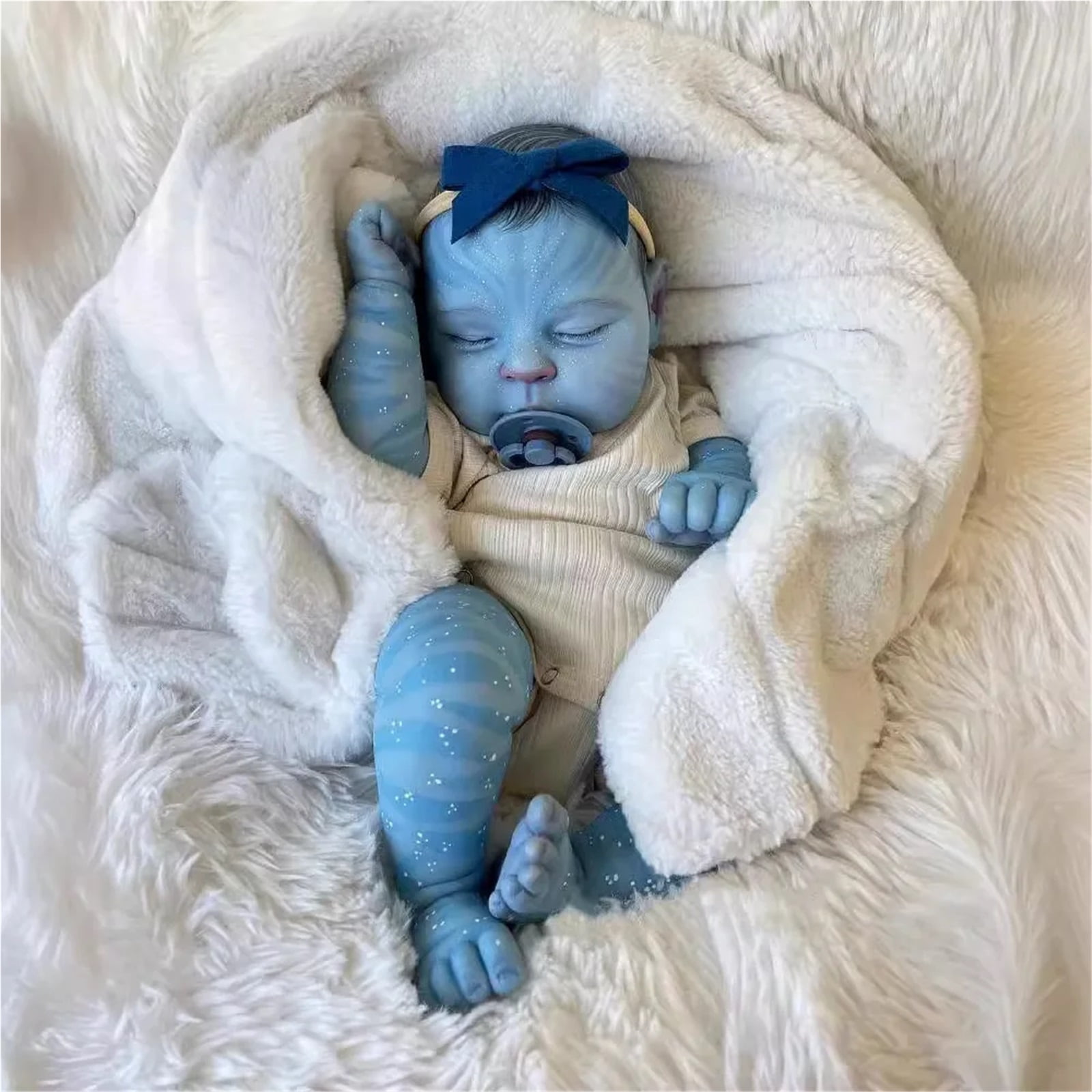 19inch Lifelike Reborn Baby Dolls Hand Made High Quality Detailed Painting Lifelike Real Soft Body Cute Realistic Newborn Baby Doll