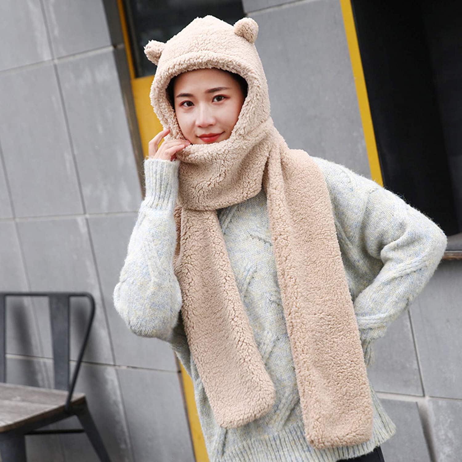 HISRFOCSP Women Scarf - Hoodie Scarf 