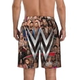 thumbnail image 4 of WWE Men's Swim Trunks Quick Dry Board Shorts Bathing Suit Swimsuits Beach Shorts with Mesh Lining, 4 of 7