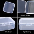 thumbnail image 5 of 16 Pack Clear Plastic Beads Storage Containers Box with Hinged Lid for Small Items, Diamond, Beads (2.2X2.2X0.79In), 5 of 6