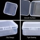 thumbnail image 5 of Biudunm - Caja de plástico transparente para guardar cuentas, 16 unidades, con tapa con bisagras para artículos pequeños, diamantes y cuentas (5,6 x 5,6 x 2,5 cm), 5 of 6