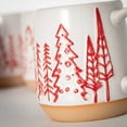 thumbnail image 2 of 4.75"H Sullivans 'tis The Season Christmas Mugs Set of 4, Red-White, 2 of 6