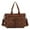 Brown, variant on JoyMoreHome Large Capacity Casual Corduroy Tote Bags with Multiple Pockets, Crossbody Bag Travel Shoulder Bags for Travel, Exercise, Beach