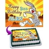 Bugs Bunny Edible Cake Image Topper Personalized Picture 1/4 Sheet (8"x10.5")