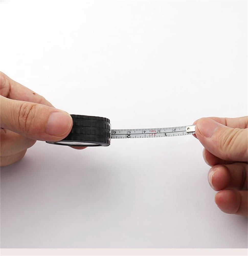 30 Pack Sublimation Blank Keyring Measuring Tape Sewing Measure 1M/39.3 Inch Long with Keychains