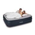 thumbnail image 2 of Intex Deluxe Raised Pillow Rest Air Mattress with Built-In Pump, Queen | 67737E, 2 of 7