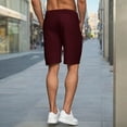 thumbnail image 5 of Men's Linen Casual Classic Short Elastic Waist Summer Beach Lightweight Board Slim-Fit with Pockets, 5 of 5