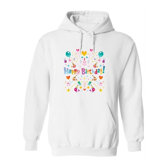 Happy Birthday ! Hoodie Women -Image by Shutterstock, Female XX-Large