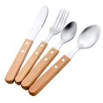 thumbnail image 2 of 4 Piece Flatware Set - Stainless Steel Cutlery Silverware, 2 of 5