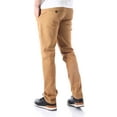 thumbnail image 3 of Ma Croix Mens Slim Fit Stretch Chino Pants Plain Twill, 3 of 6