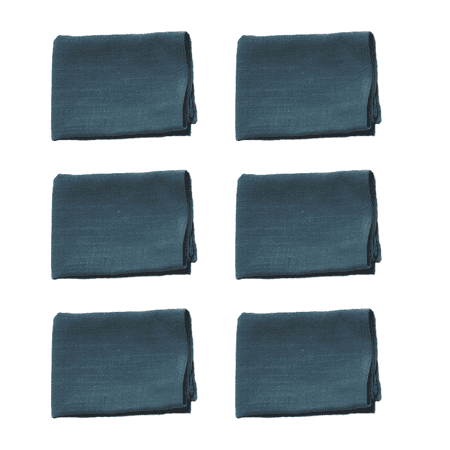 

Napkins Cotton Dinner Cloth Napkin Packs Hotel Quality Multiple use Weddings Party Blue