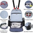 thumbnail image 4 of Mochila de Tenis Ytonet para Mujeres y Hombres con Bolsillo Aislante, 4 of 9