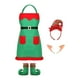 thumbnail image 4 of Delantal navideño Yuyangstore Disfraz de elfo, 4 of 8