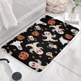 thumbnail image 3 of Retro Halloween Ghost Pattern Flannel Non Slip Door Rugs,Washable Door Mats Indoor,Decorative Door Mats,Dirt-Resistant and Absorbent Doormat for Entrance,Bedroom,Kitchen,Bathroom,23.5x16in(60x40cm), 3 of 5