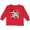 Red, variant on Inktastic I'm Three-cowgirl Riding Horse Birthday Girls Long Sleeve Toddler T-Shirt
