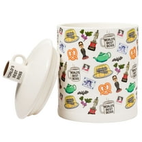 The Office Icons Ceramic Canister Cookie Jar, Large