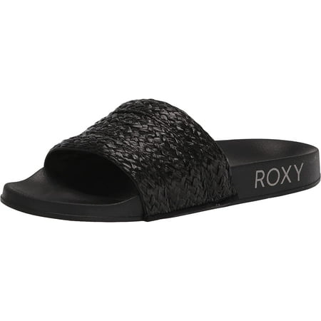 Roxy Women’s Slippy Sandal – Nylon Lined Rubber Upper With EVA Footbed
