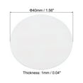 thumbnail image 2 of Unique Bargains Doublure de Couvercle en Mousse 40mm/1.56 Pouces, 300 Pcs Résistant à la Pression Sensible Blanc Rouge, 2 of 7