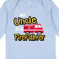 thumbnail image 4 of Inktastic My Uncle is a Firefighter with Fire Truck Boys or Girls Long Sleeve Baby Bodysuit, 4 of 5