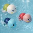 thumbnail image 3 of Juguetes de baño, paquete de 3 lindos juguetes de baño de tortuga nadadora para niños pequeños de 1 a 3 años, 3 of 5