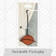 thumbnail image 6 of Two-Pack of Terracotta Magnetic Tiebacks - Elegant Leaf Pattern in Resin - Functional Accessories for Curtains and Drapes, 6 of 6