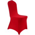 thumbnail image 1 of 12 Pcs Housse de Chaise Extensible en Spandex pour Mariage Fête Banquet Événement (Rouge, 12), 1 of 8