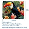 thumbnail image 5 of Toucan Printed Square Desk Pad Mouse Pad Desk Mat Non-Slip Rubber Bottom – 8.3x9.8 Inch – Suitable for Office and Gaming, 5 of 6