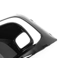 thumbnail image 5 of Ikon Motorsports Fog Light Covers Fits 2022-2024 Honda Civic 11th Gen OE Style Gloss Black ABS Fog Lamp Bezel W/ LED Yellow Switchback Turn Signal, 5 of 7