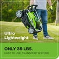 thumbnail image 4 of Greenworks 40V 17" Cordless Push Lawn Mower, 4.0 AH Battery and Charger Included [75+ Compatible Tools], 4 of 10