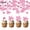 A, variant on Wafer Paper Cherry Blossom Cake Decorations 50PCS Flower Toppers for Cupcakes Cookies Dessert Decorating