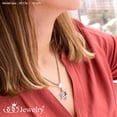 thumbnail image 3 of 555Jewelry Stainless Steel Box Chain Star of David Necklace for Men & Women, Mens Small Jewish Star Necklace, 18 Inch, Silver, 3 of 8