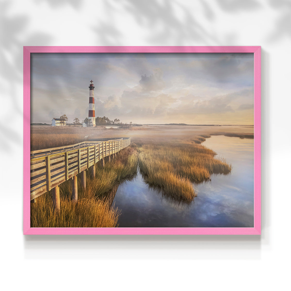 Private Path II by Mike Calascibetta - Restickable Framed Giclée Print