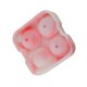 thumbnail image 2 of Worallymy Bandeja de cubitos de hielo 4 Rejillas Molde de bola de hielo de silicona Reutilizable Barra de cocina Máquina para hornear con tapa Rosa Worallymy JD735801752, 2 of 7