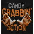 thumbnail image 2 of Candy Grabbing Action Halloween Funny Hoodie Hooded Sweatshirt Men Brisco Brands S, 2 of 6