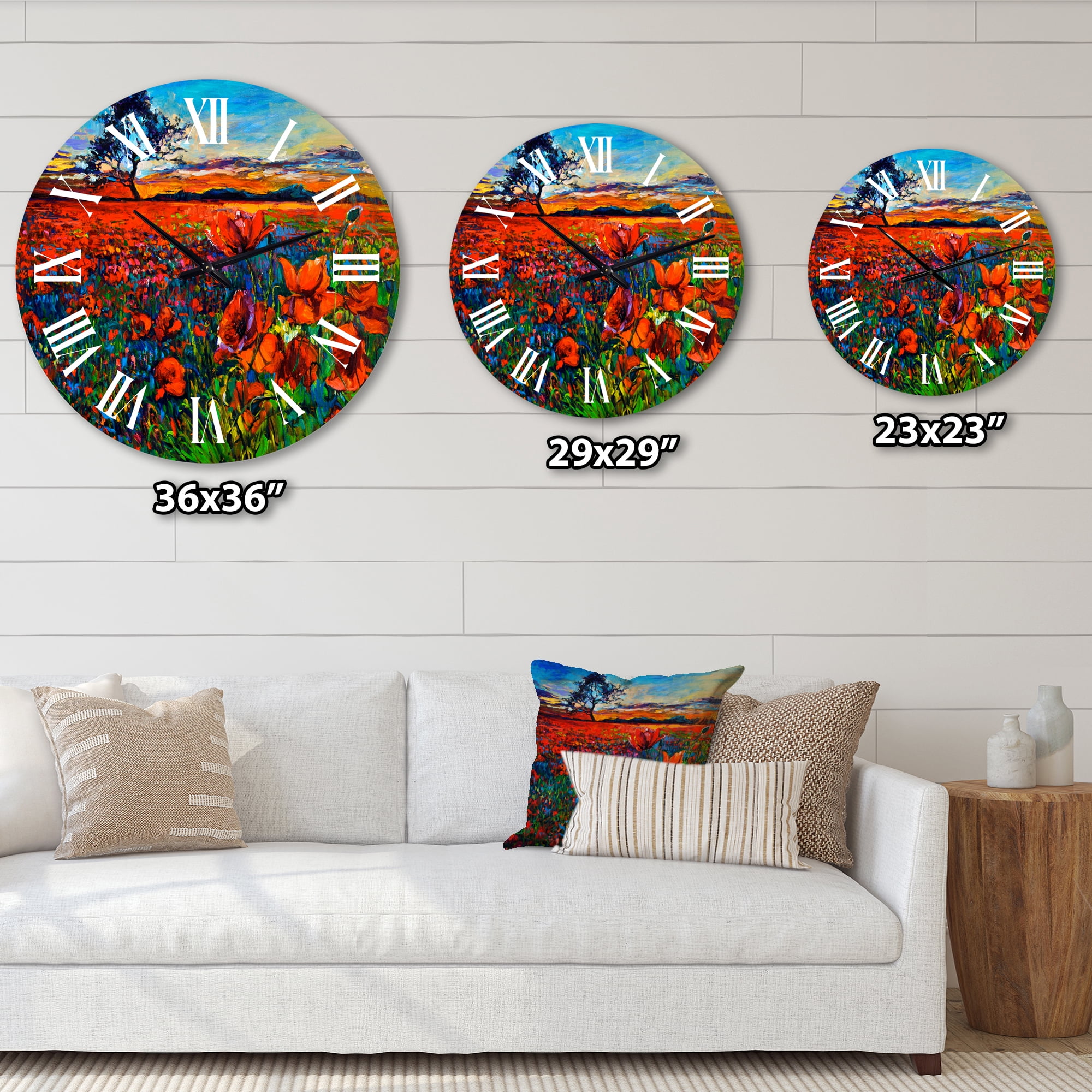 Designart 1 in Traditional Wall Clock