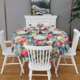 thumbnail image 2 of Pioneer Flower Round Tablecloth 60" X 60",Wrinkle Wipeable Table Cloth for Kitchen Dining Room Picnic Patio Party, 2 of 6