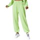 thumbnail image 1 of Pantalones anchos mujer Gibobby Moda Color A Juego Pantalones Deportivos Sueltos Cintura De Goma Verde M, 1 of 4